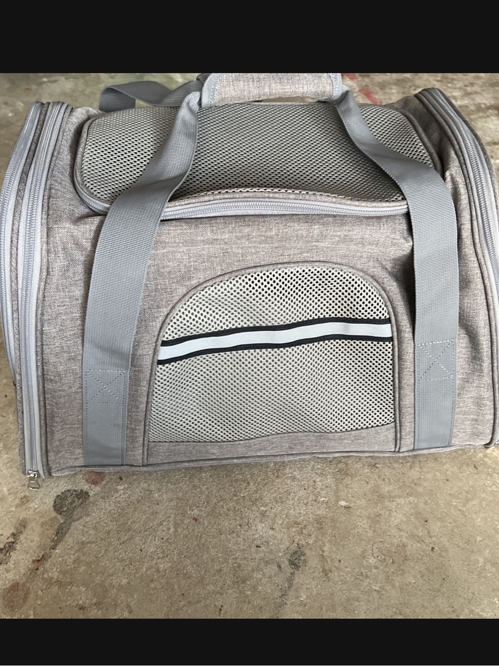 Gray Cat Small Dog Travel Pet Carrier